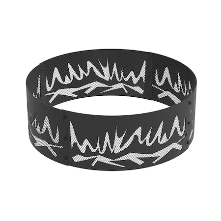 Blue Sky Outdoor Living Fire Ring, Heavy Duty, 36" Dia. X 12"H, Fire FR36FR01